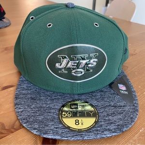 New Era NFL New York Jets Football Hat. 8 1/8. 64.5 cm.
